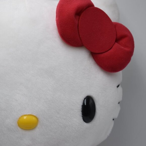 Hello Kitty San Rio Plush Head Turn with Red Bow and Hoodie Stuffed Animal 16" - Picture 3 of 8